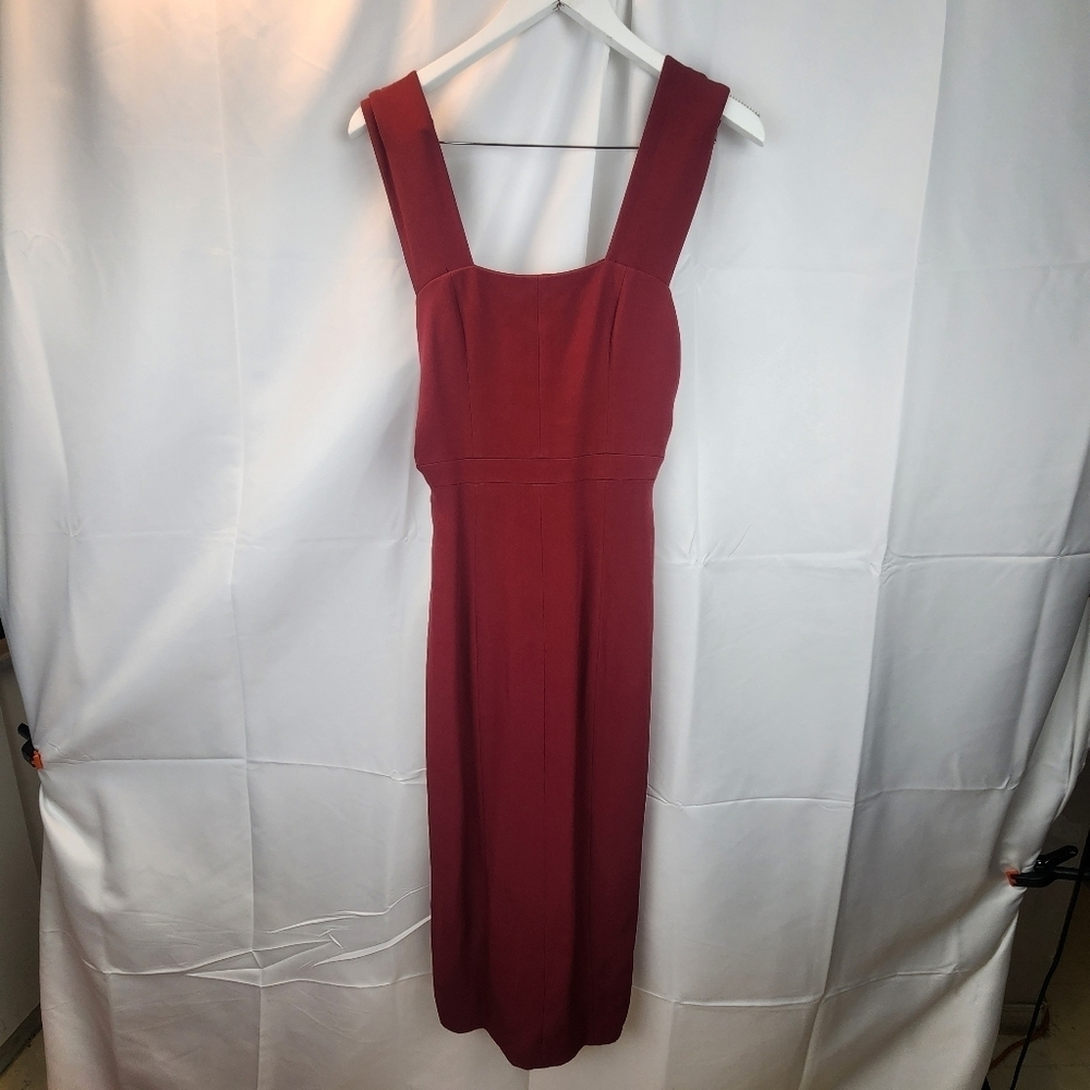 Burberry Red Sleeveless Dress